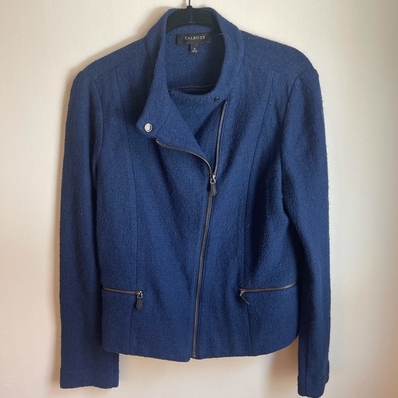 Talbots zip up sweater - Picture 3 of 5